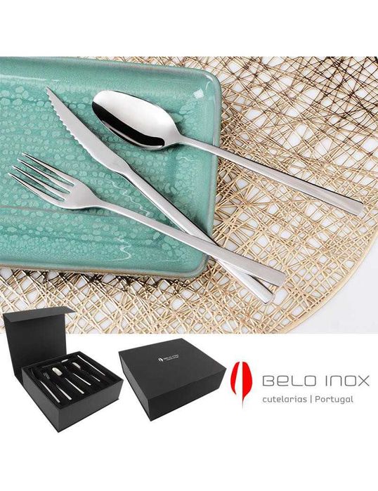 Faqueiro em Inox - Belo Inox - 130 peças