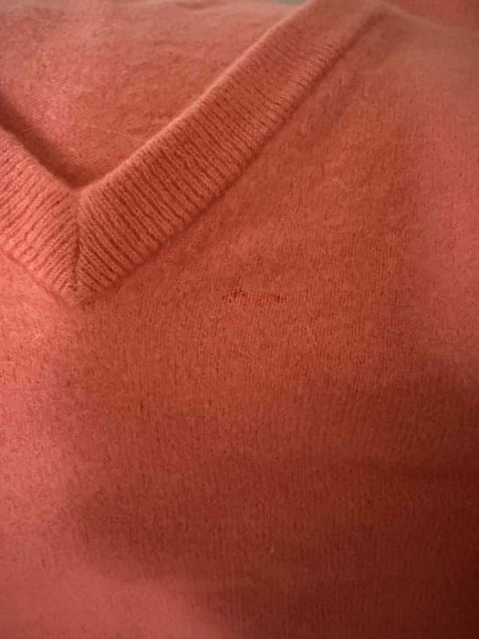 Koralowy Damski Sweter Tara Rozm. S 80% Wełna 20% Kaszmir