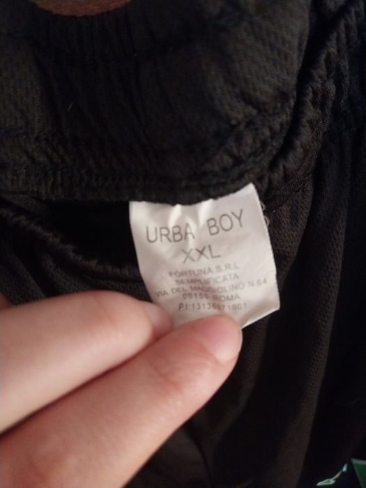 Calções pretos New York