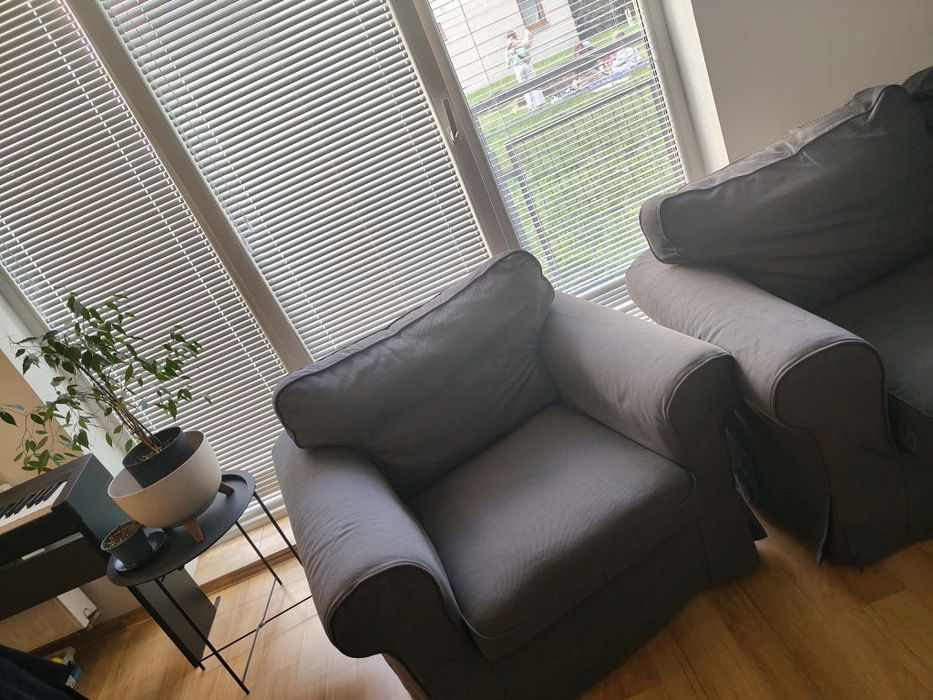 Ektrop sofa + fotel+ pokrowiec