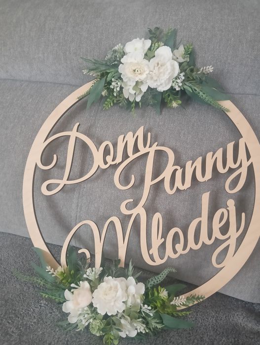 Dekoracja  wesele ślub  Dom Panny Młodej