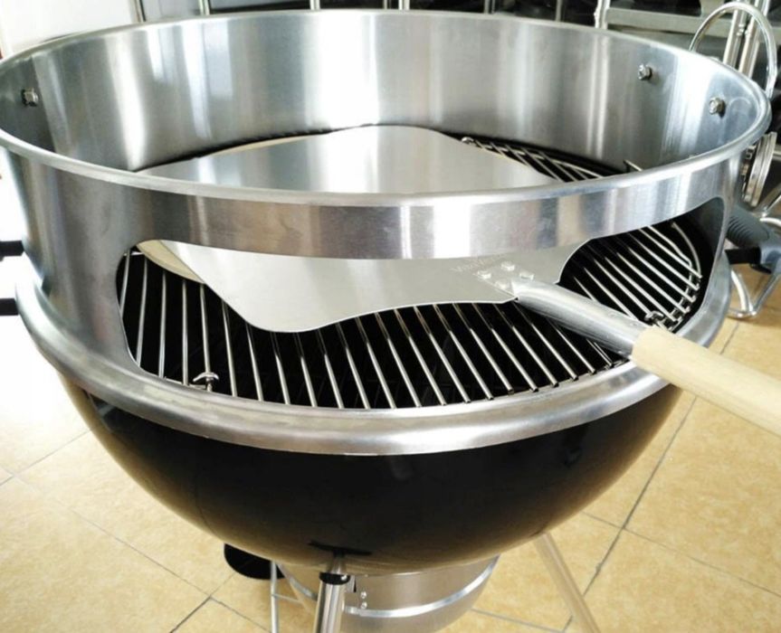 GRILL Piec Do Pizzy z KAMIENIEM i Łopata ze stali NIERDZEWNEJ Grilla