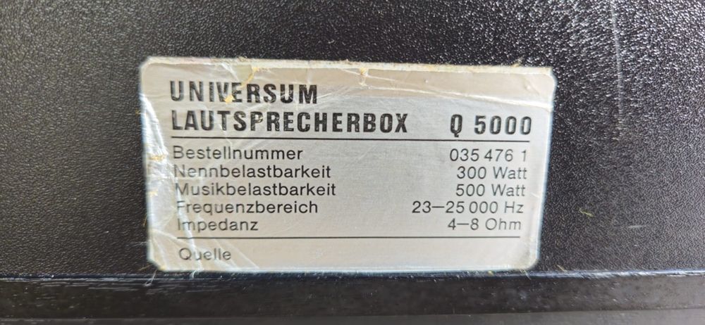 Wzmacniacz Yamaha + kolumny 2 szt Universum lautsprecherbox 500 watt.