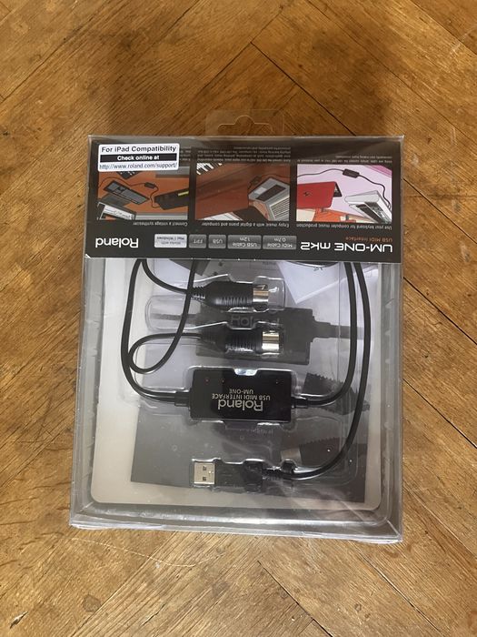 Interfejs MIDI Roland UM-ONE mk2 na gwarancji