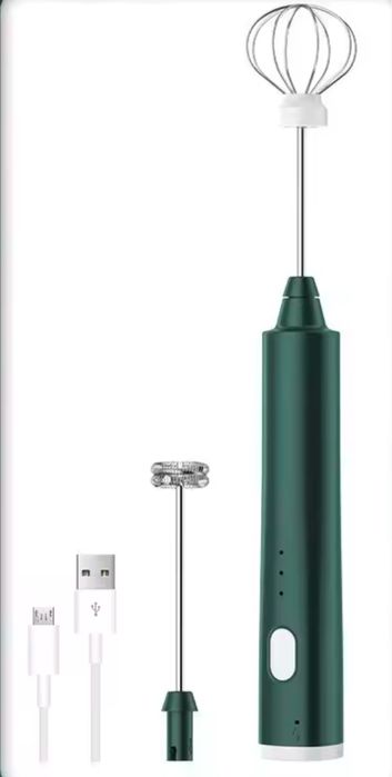 Пінозбивач спінювач міні міксер usb зарядка