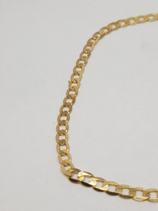 Złota bransoletka splot pancerka złoto 585 Długość 19cm