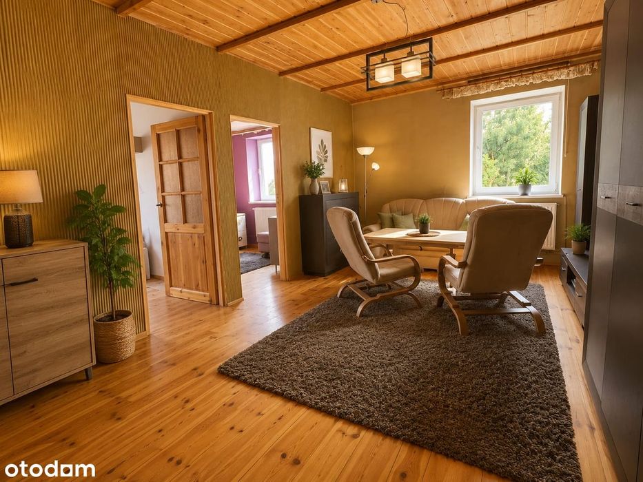 0%prow. 67m2 Gotowe do zamieszkania z ogródkiem i tarasem