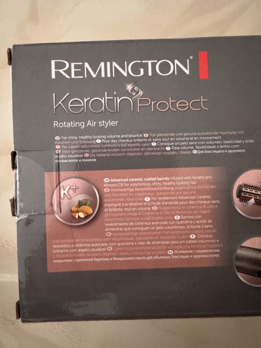 Remington Keratin Protect AS8811 – Escova Rotativa 1000W Nova