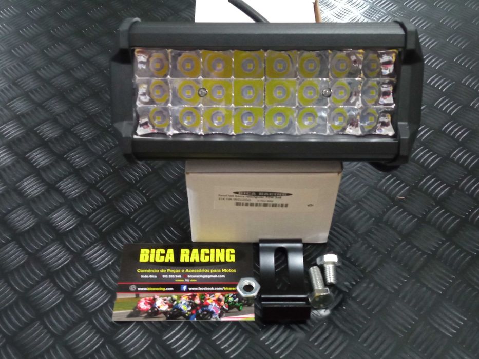Farol Barra de Led 72w Moto 4 ATV 3x8