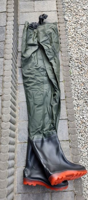 Wodery Spodniobuty Spodnie Wędkarskie 42/43/44/45/46 + Szelki