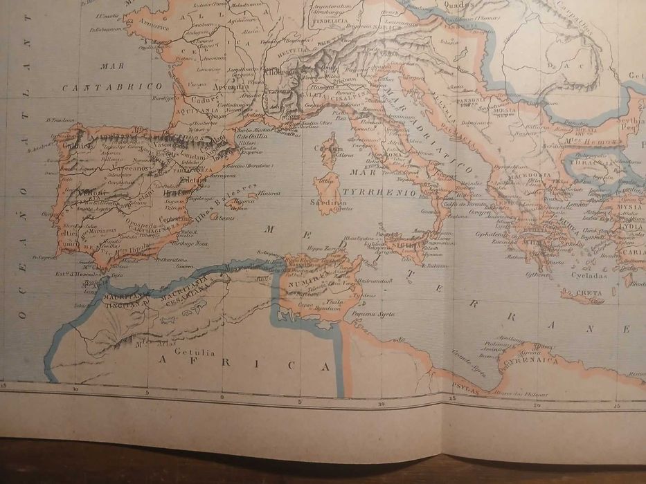 Mapa Republica Romana (Final do Séc XIX, Início Séc XX)