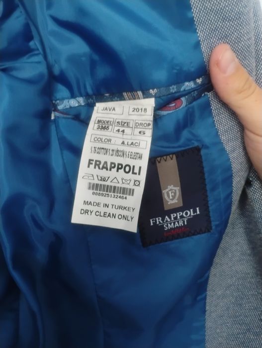 Sprawdzam męska marynarkę marki Frappoli