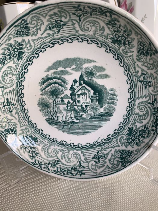 Prato de doce de porcelana Massarelos