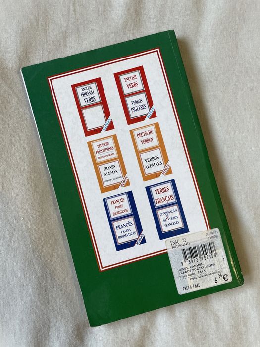 Livro da conjugação de verbos portugueses