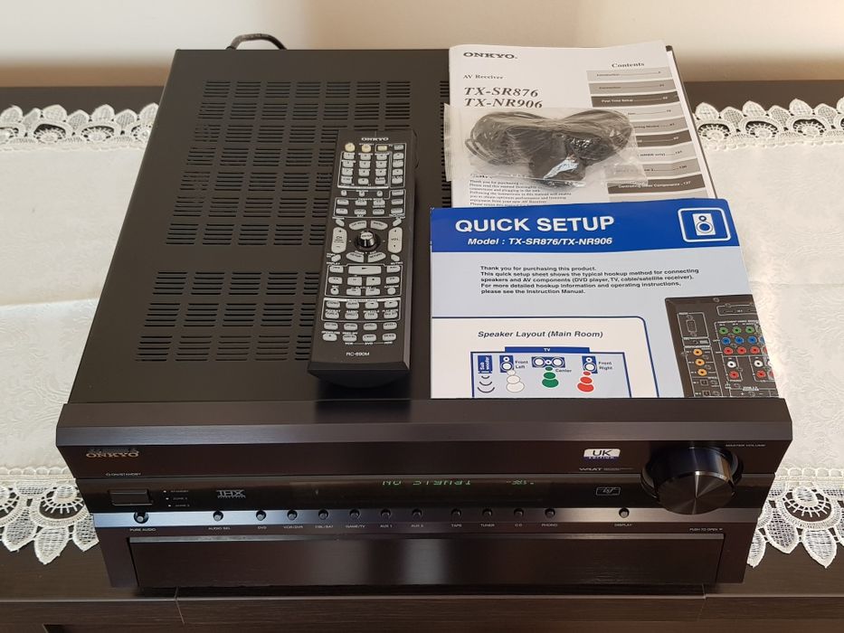 ONKYO TX-SR876 UK EDITION Potężny amplituner