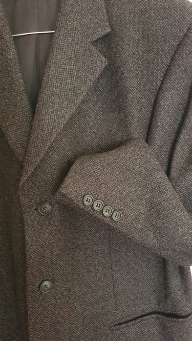 Blazer mesclado cinza escuro