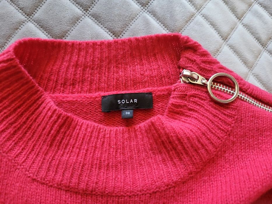 Sweter SOLAR malinowy