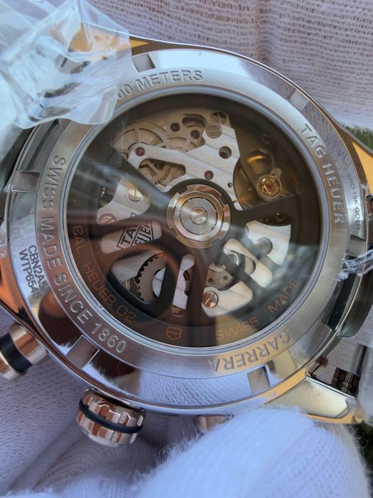 Tag Heuer Carrera 02 Aço/Ouro