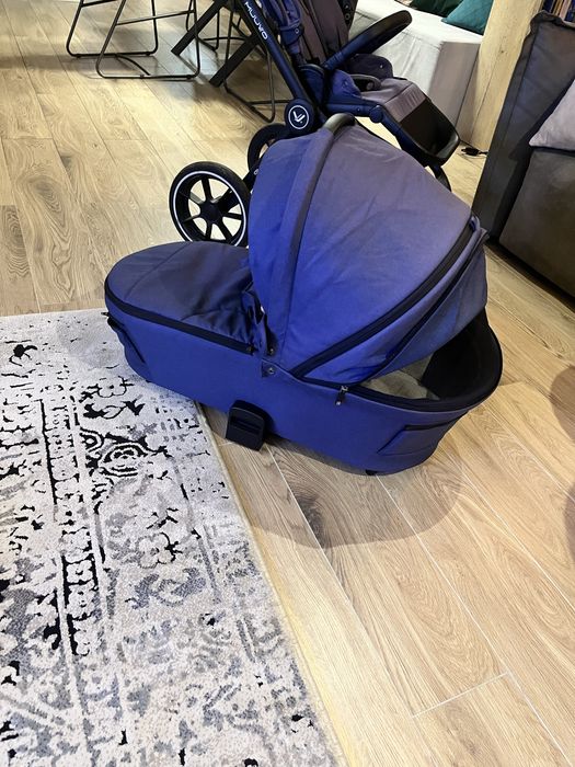 Muuvo Quick 3.0 Wózek Spacerowy Black Chrome Azure Blue