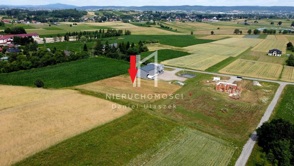 Działka budowlana z projektem domu, Umieszcz, Gm. Tarnowiec, 27ar - Widok 3