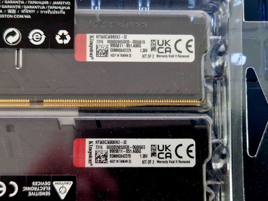 Pamięć Kingston Fury Beast DDR5 32GB 6000MHz CL36 KF560C36BBEK2-32