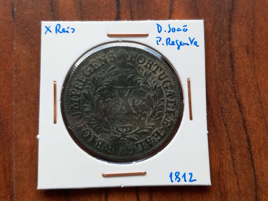 Moeda X Reis 1812 D. João P. Regente
