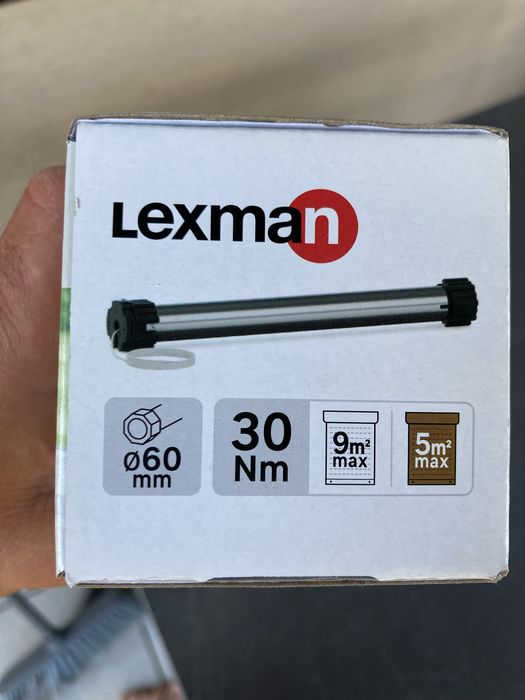 Silniki do rolety LEXMAN fi 60, 30Nm