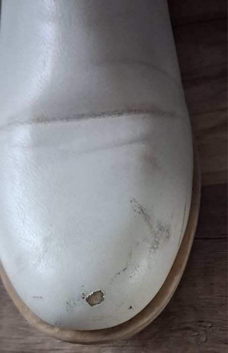 Białe botki rozmiar 36