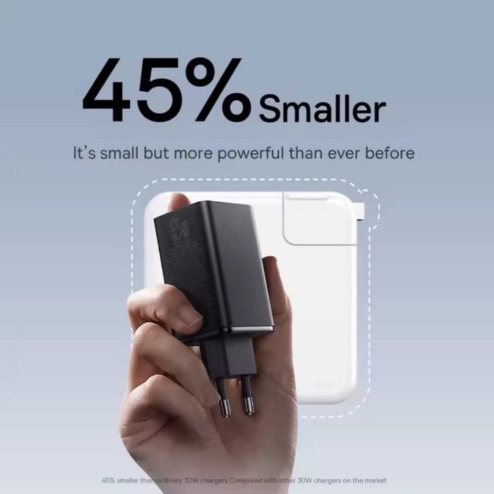 Зарядний пристрій baseus gan6 pro