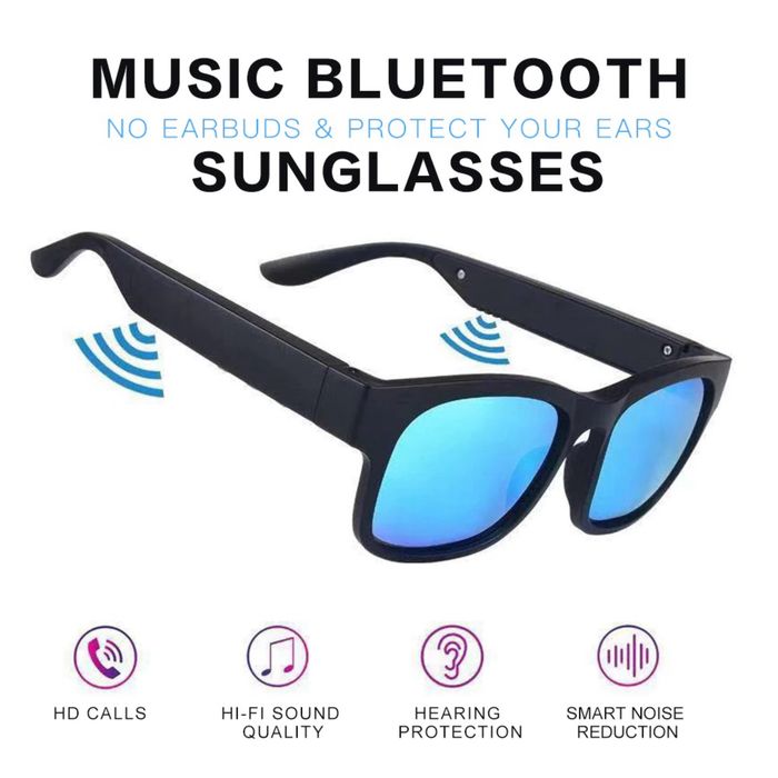 Oculos condução óssea, mãos-livres chamada e música