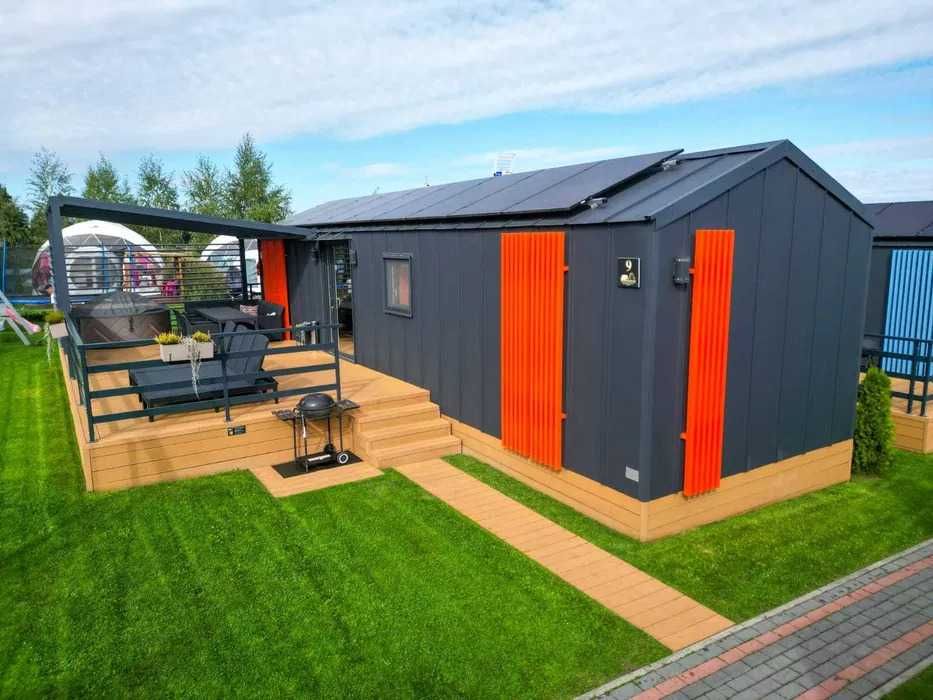 Luksusowy, Domek Całoroczny typu stodoła - Stan pod klucz, biznes