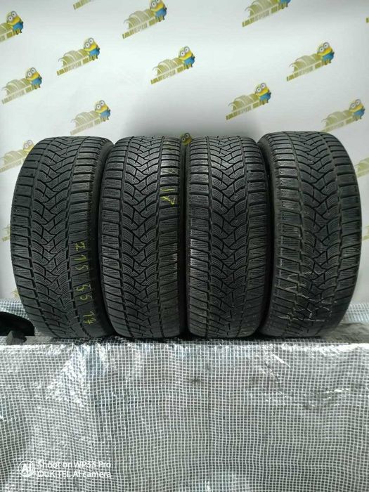 Шини Dunlop 215/55R17. 4шт. Зима 2024р (0217)