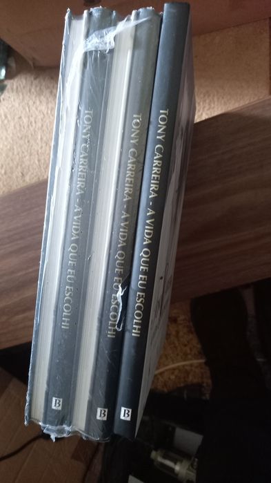 Pack 3 CDs 5 Livros Tony Carreira A Vida que escolhi novos