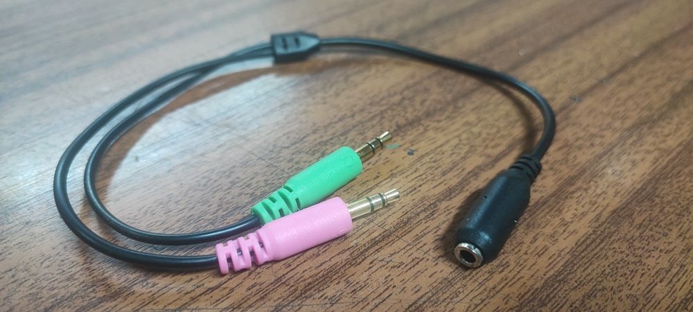 Adaptador cabo audio