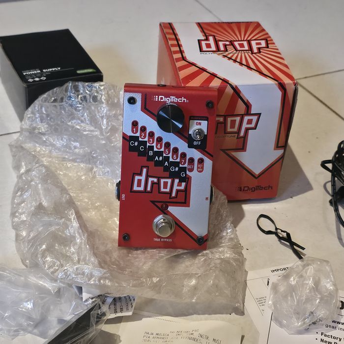 Pedal Droptune Digitech Na caixa Com Fatura