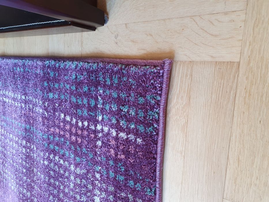 Dywan fabrycznie nowy Matrix 0,8x1,5m fioletowy, runo fryz