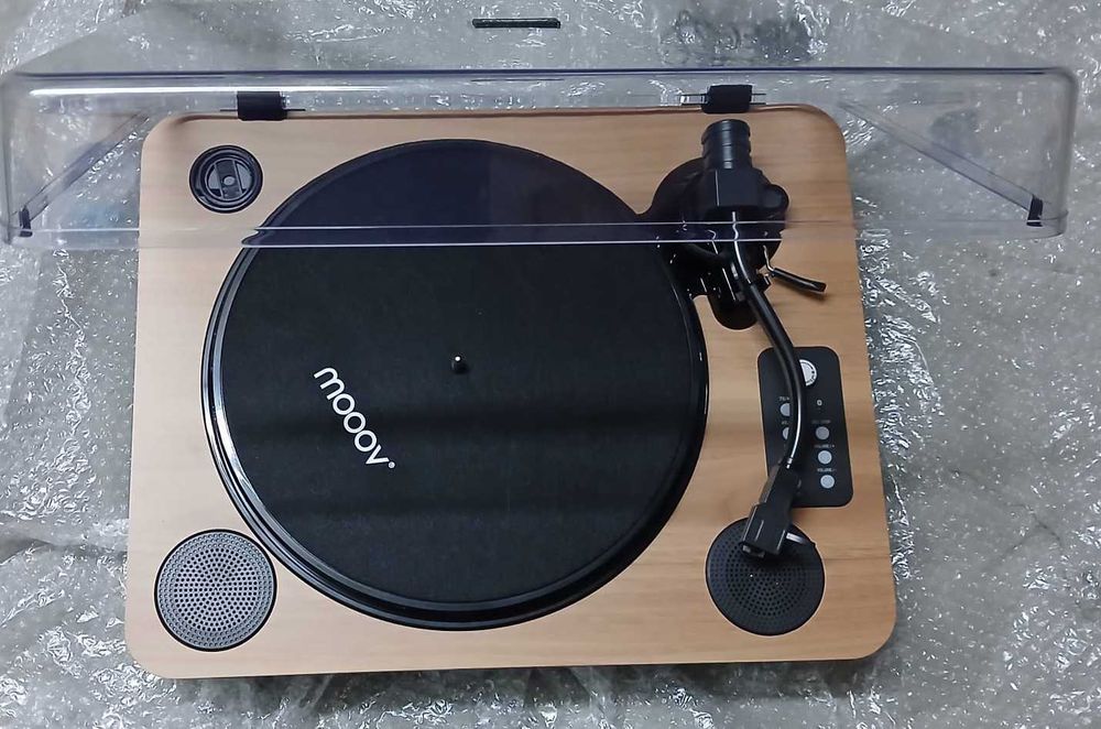Gira-Discos Mooov com Colunas e Bluetooth