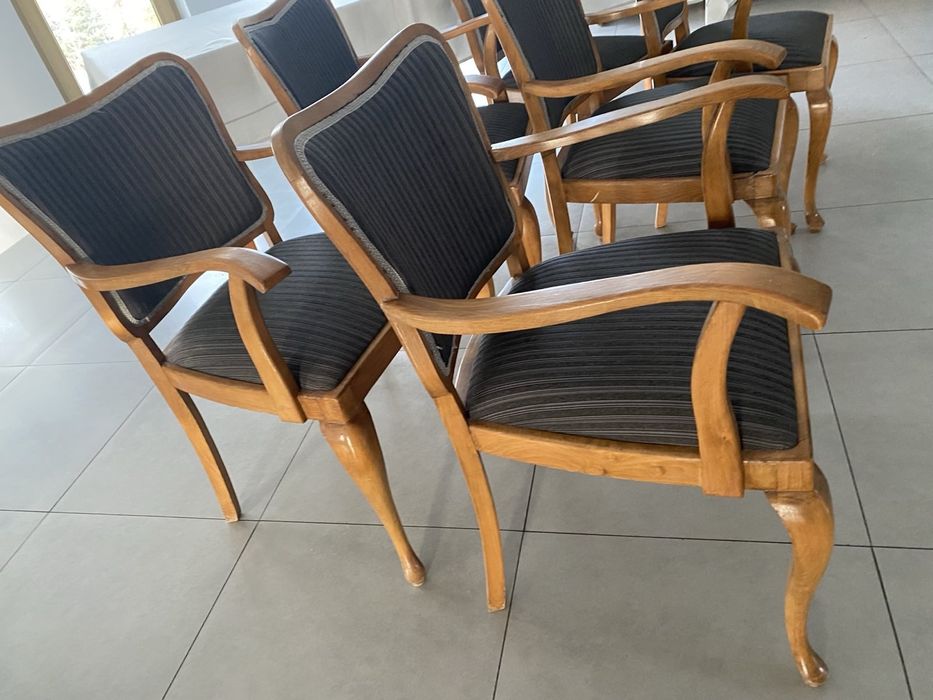 Elegancki komplet 6 krzeseł do salonu/jadalni