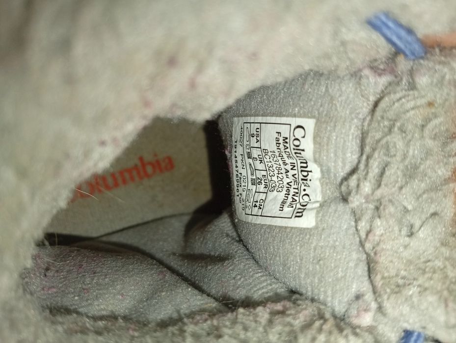 Детские зимние сапоги для девочки/мальчик ОРИГИНАЛ КОЛАМБИЯ 14 см 26р