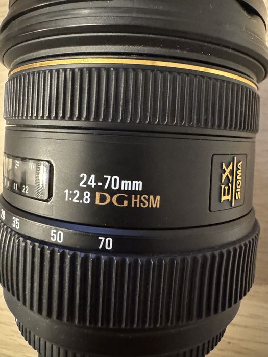 Obiektyw SIGMA 24-70mm f2.8 DG HSM