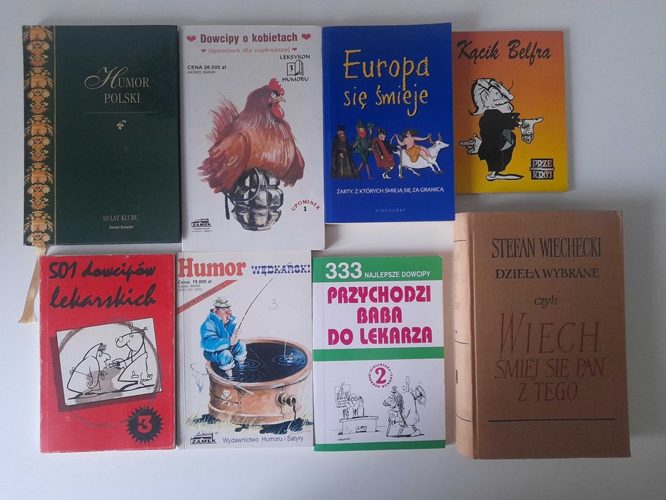 Książki z dowcipami 16 sztuk