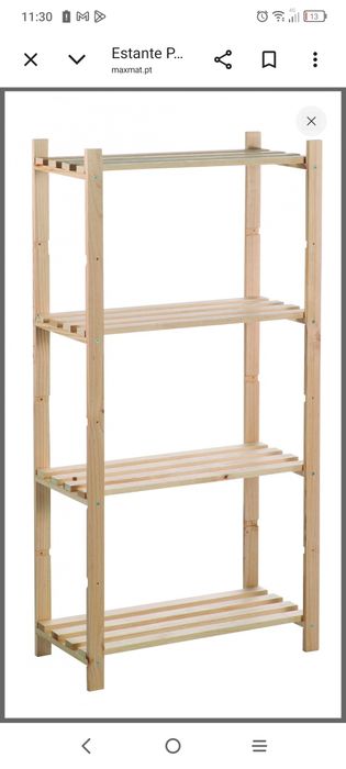 Estante madeira pinho