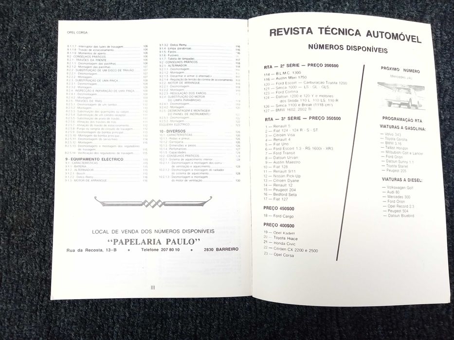 Rta: Opel Corsa A (2x)