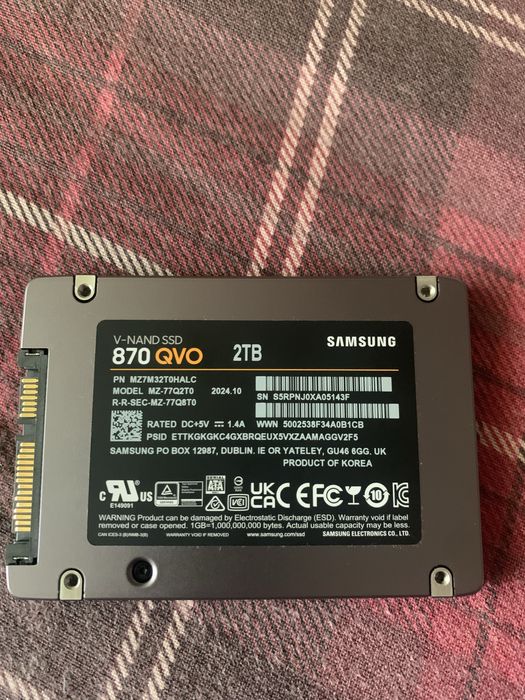 SSD Samsung 870 QVO 2TB