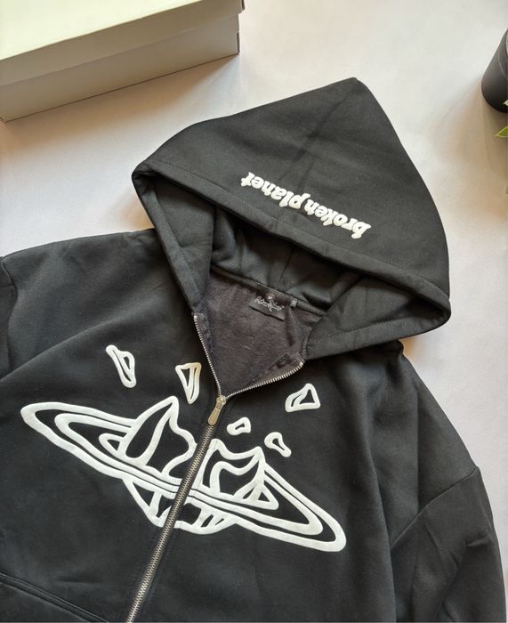 ‼️БЕЗ ПЕРЕДОПЛАТИ‼️ Зіп Худі Broken Planet / Кофта Зіпка Худак Брокен пленет burberry