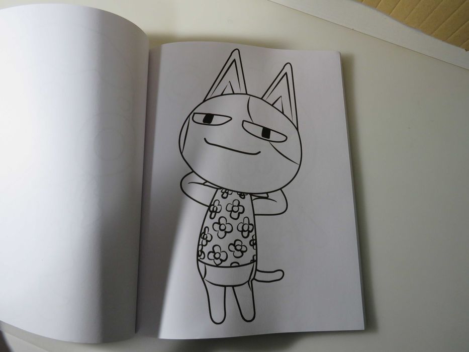 Livro de pintar Animal Crossing New horizons Novo