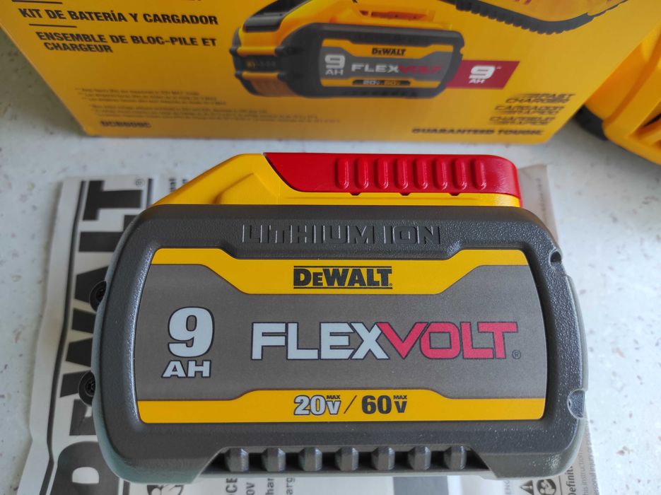Аккумуляторная батарея DeWalt DCB609 (DCB547) 9.0Ah 20V/60V Flexvolt
