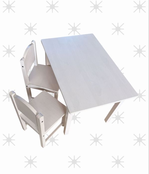 Mesa e cadeiras criança - branco- Ikea