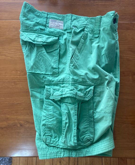 Calções cargo verdes Tommy Hilfiger