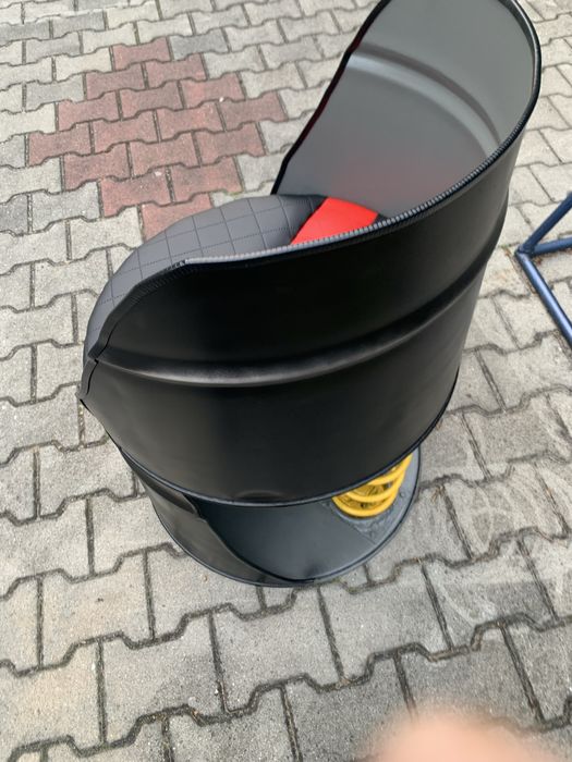 Fotel z beczki 200L